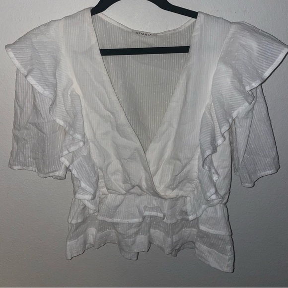 Storia Tops - Storia‎ white blouse size Small